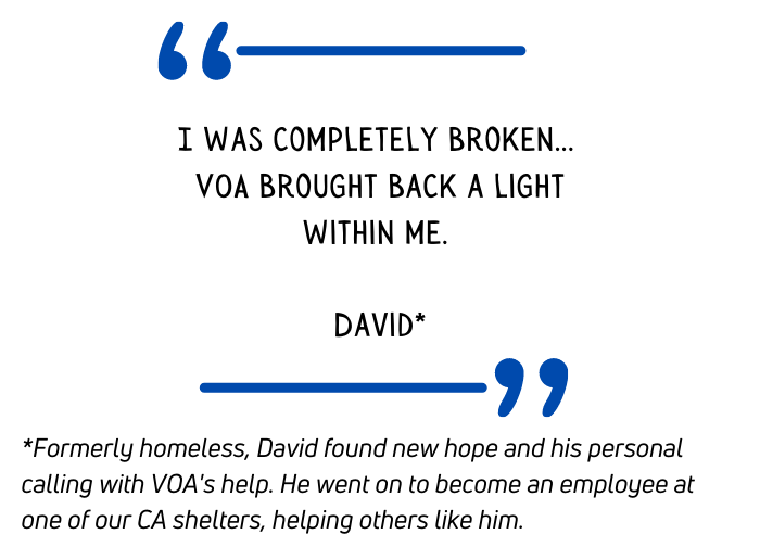David's life was changed by VOA